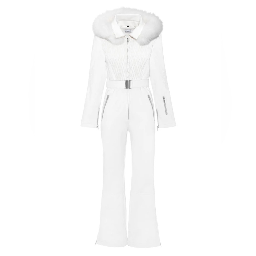 My Sunday Ski Snowsuit, White Snowsuit, Elegance Verbier Ski Suit